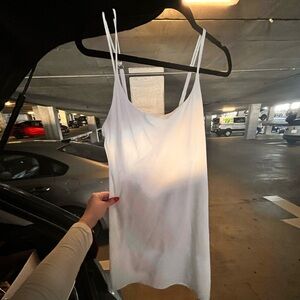 White Abercrombie Travelers Dress